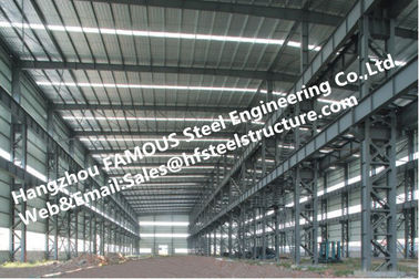 Китай Изготовленные стальные промышленные стальные здания с гальванизированным стальным поверхностным покрытием поставщик