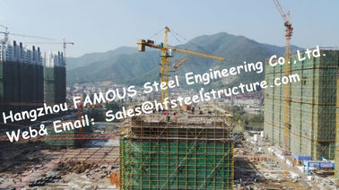 Китай Структурным обрамленное скелетом Пре проектированное поверхностное покрытие стальных зданий горячее гальванизированное поставщик