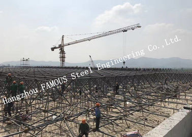 Китай Здания промышленного Префаб стальные с горячим окунутым гальванизированным поверхностным покрытием поставщик