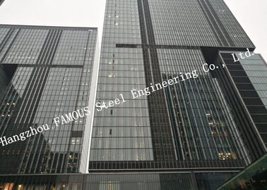 Китай Застекленный двойником занавес фасада слоя стеклянный огораживая здание Мулти этажа стальное для торгового центра дела поставщик