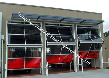 Китай Дверь створки Би алюминиевых дверей Гареге рамки стеклянных промышленных вертикальная поднимая с дистанционным управлением поставщик
