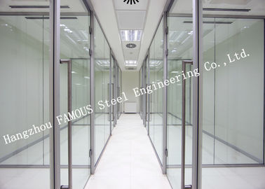 Китай Алюминиевая рамка сползая двойные стеклянные двери фасада для офиса КБД или выставочного зала выставки поставщик