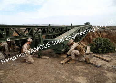 Китай Применение войск моста Байлей стальной структуры легкой установки временное поставщик