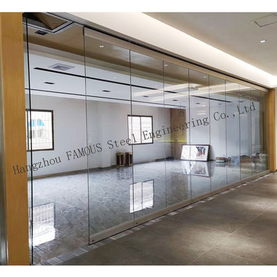 Китай Стена сползая стеклянного раздела руководства рассекателей комнаты офиса передвижная поставщик