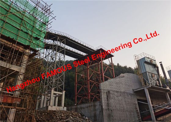 Китай Проект шахты транспортируя здания изготовления Gallary ленточного транспортера коридора промышленные стальные поставщик