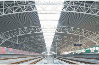 Китай Полуфабрикат самомоднейшие промышленные стальные здания, ферменная конструкция пробки железнодорожного вокзала широкой пяди поставщик