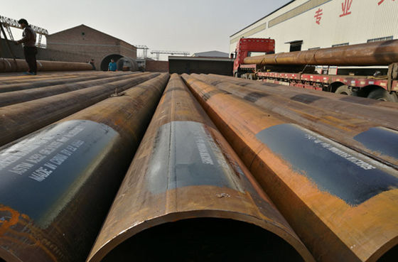 Китай Трубы ASTM A252 стандартные стальные складывая трубы для моста/гаван конструкций поставщик