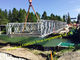 Подгонянный стальной мост структурной стали моста Байлей портативный модульный поставщик