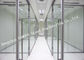 Алюминиевая рамка сползая двойные стеклянные двери фасада для офиса КБД или выставочного зала выставки поставщик