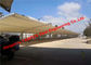 Железный каркас тени Солнца автостоянки Outdoors приютит одиночный автопарк наклона со сдобренной тканью PVC крыши поставщик