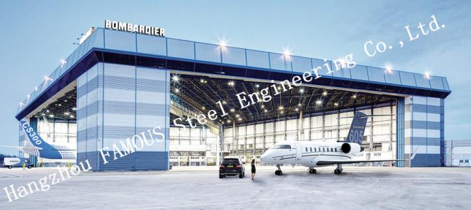 Здания ангара воздушных судн развития аэропорта, стальные конструкции ангаров самолета 2