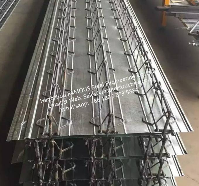 Гальванизированная составная палуба пола бетона армированного системы палубы пола 3