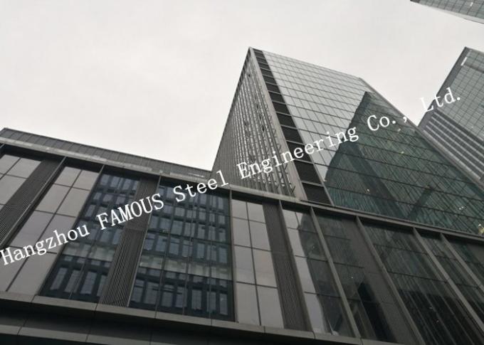Алюминиевая ненесущая стена изоляции жары рамки стеклянная для коммерчески использования здания 0
