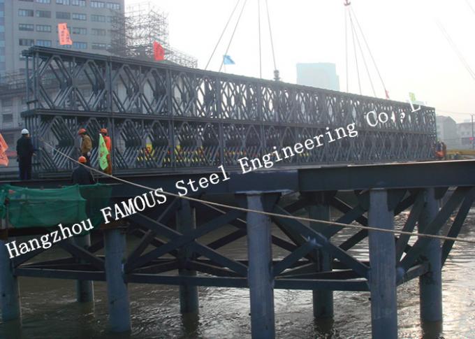 Емкости моста К345Б Пре проектированная продолжительность жизни усталости модульной стальной Байлей тяжелой длинная 0