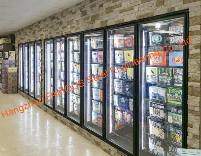 Супермаркет Мултидек нагрел стеклянную дверь для частей холодной комнаты/холодильника/замораживателя 5