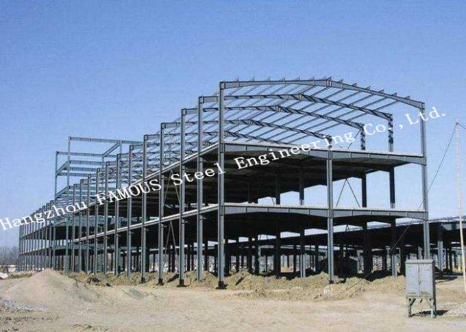 Установка зданий стальных структур Австралии изготовленная стандартом промышленная стальная быстро 0