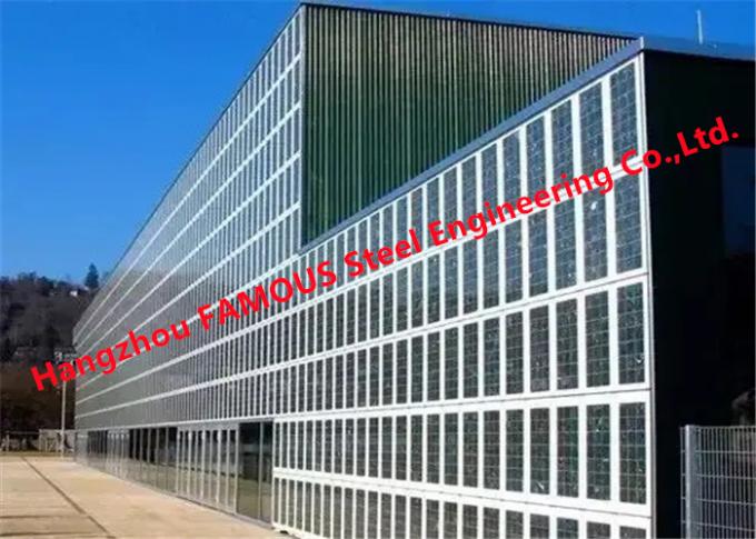 Солнечное приведенное в действие здание интегрировало фотовольтайческую складывая ненесущую стену для офисного здания 0