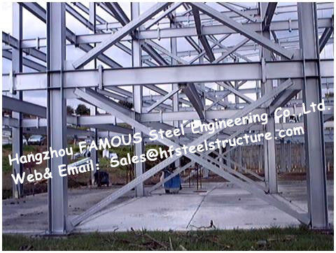 Профессиональные здания промышленной стали, офисное здание стальной структуры 0