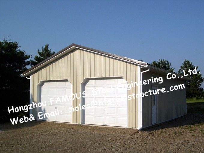 Беспоке Пре проектированный стальными размер подгонянный зданиями для гаража автомобиля 0