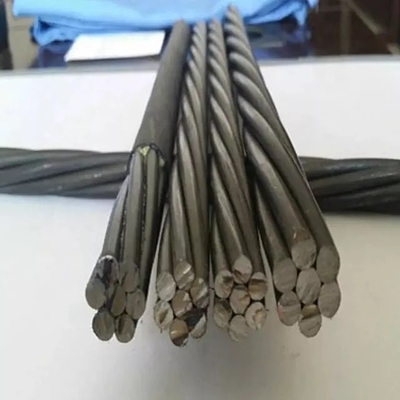 Китай 1x7 15.2mm 0,5' покрытая PE стальная стренга ПК с тавотом Unbonded 0,6' напряжение столба поставщик