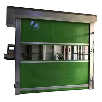 Китай Автоматическая высокоскоростная дверь 380v PVC гаража для мастерской поставщик