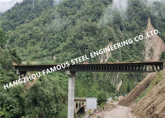 Китай 200 тип мост Bailey стали майны двойника 50 нагрузки тонн конструкции емкости гальванизированной поставщик
