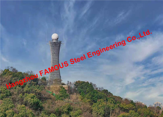 Китай Подгонянное изготовление башни погоды радиолокатора стальной структуры высокой точности полуфабрикат поставщик