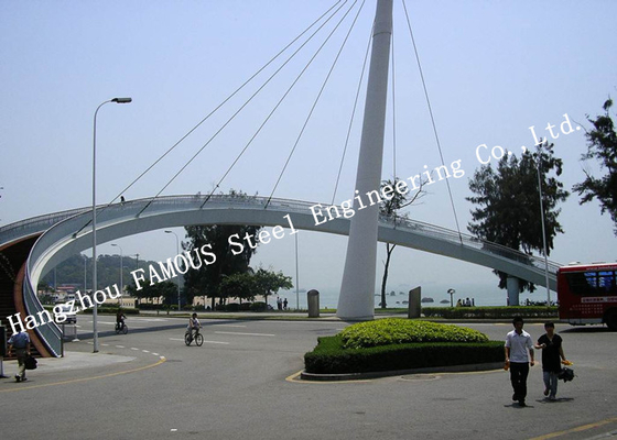 Китай Структура временного стального моста железнодорожная кабеля пребывания поставщик