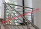 Верхняя часть круга или прямоугольника пускает корозию по трубам ровного поручня лестницы нержавеющей стали 800MM анти- поставщик