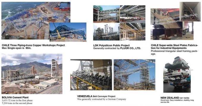 Промышленный завод цемента Боливии изготовлений структурной стали 12