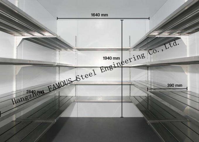 Проконтролированная температурой полуфабрикат модульная панель холодной комнаты для свежих холодильных установок фрукта и овоща 0