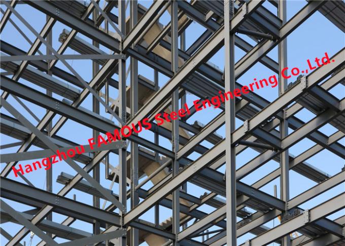 Подгонянные здания ISO9001 склада мастерской стальной структуры Q355B 0