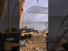 Проектирование и изготовление легких промышленных стальных зданий с использованием пространственных рам (Демонстрация)